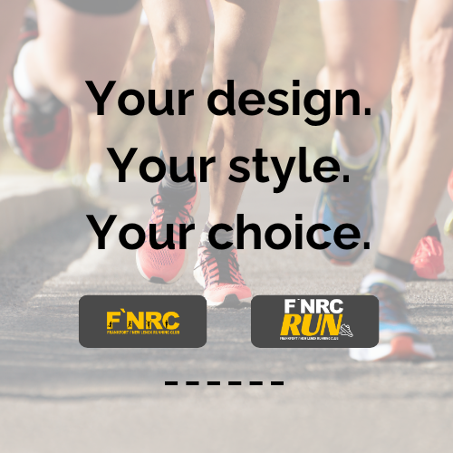 FNRC Fall Collection 2025 - Your design. Your style. Your choice. Showing the rebranded FNRC logo and new FNRC RUN designs